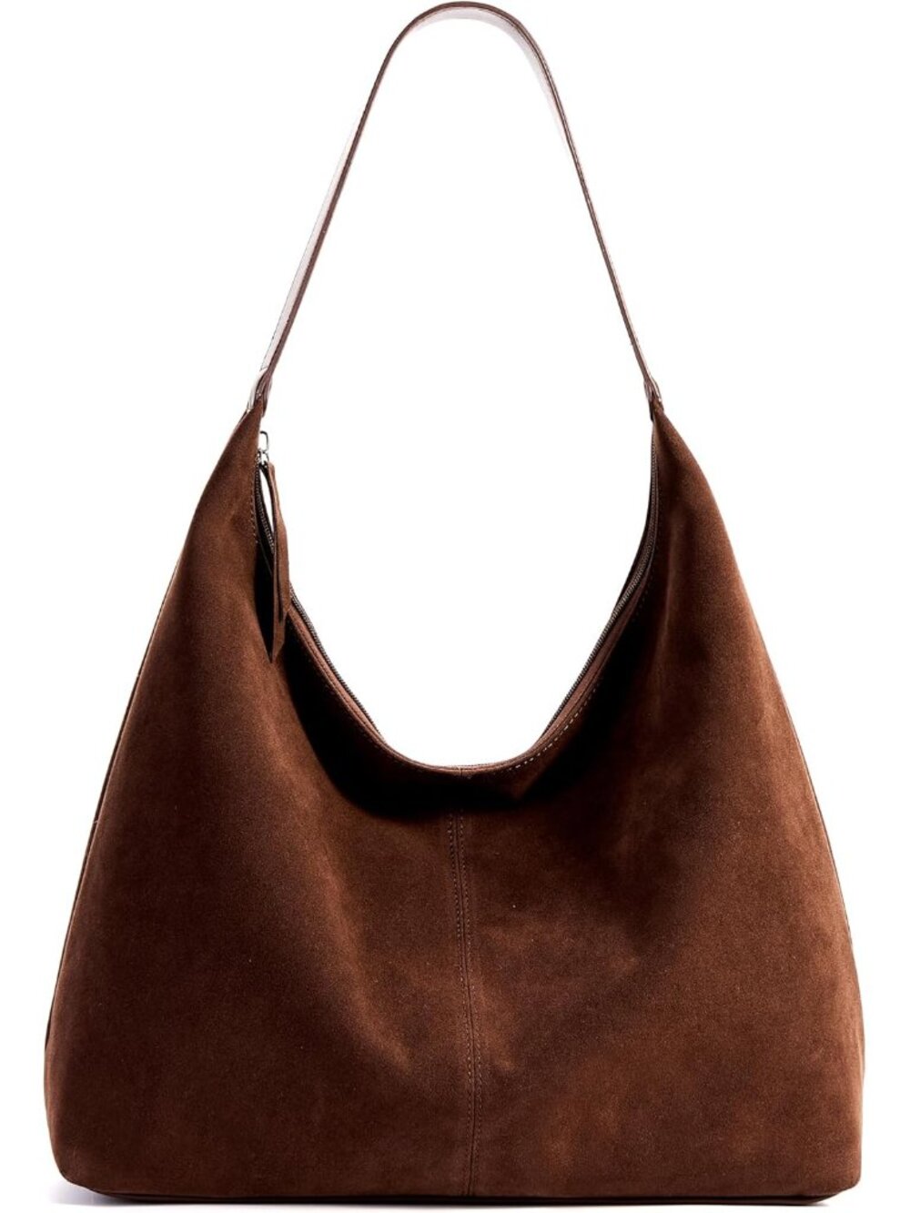 Casual Tote Bag Vegan Leather Hobo Zipper Work Bag Weekender Shoulder for Women